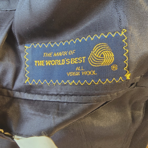 Vintage Polo Ralph Lauren Blazer Men's 40 Wool Navy Sports Coat Gold Button USA - Picture 10 of 10